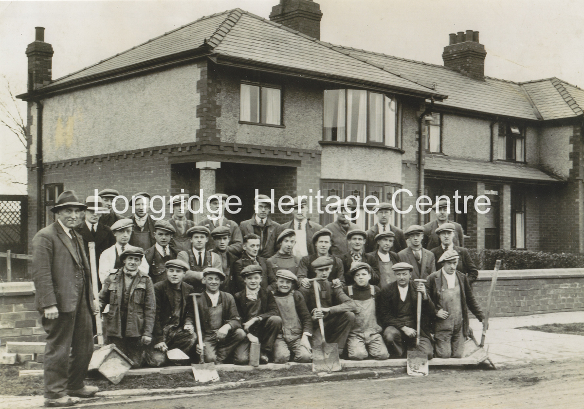 331 - Nook Glade Grimsargh - A group of workmen - 1931